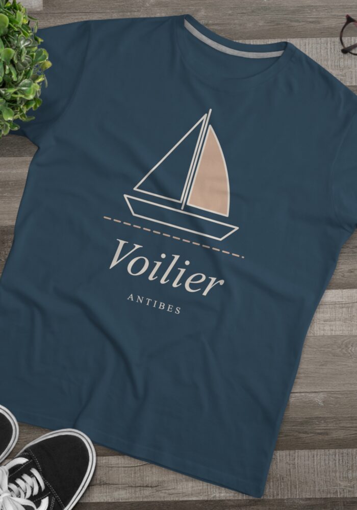 Voilier Tee in Denim, view 3