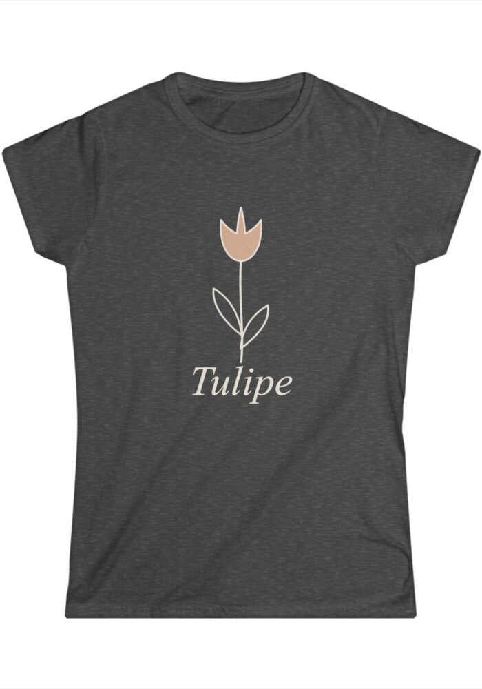 Tulipe Women’s Tee in Dark Heather
