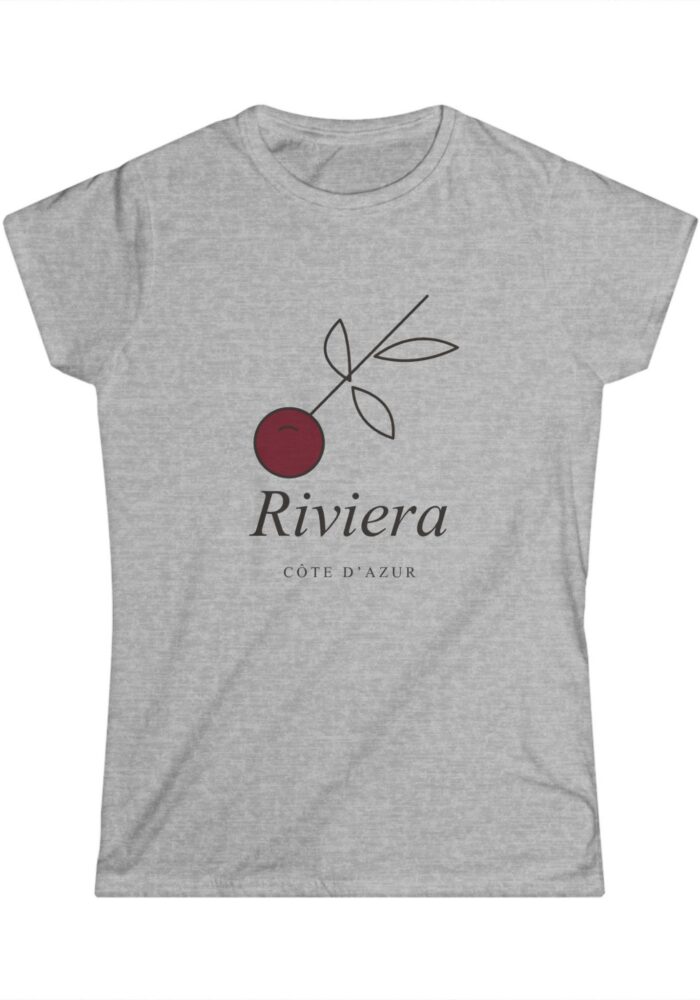 Riviera Women's Tee in Sport Grey