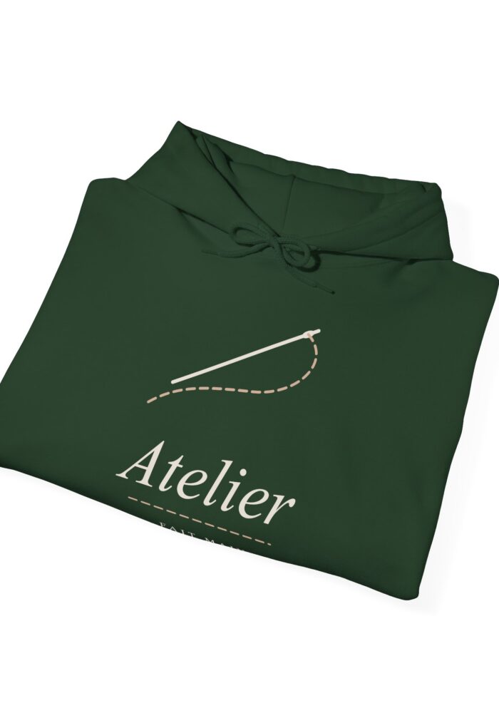 Atelier Hoodie in Forest Green, view 4