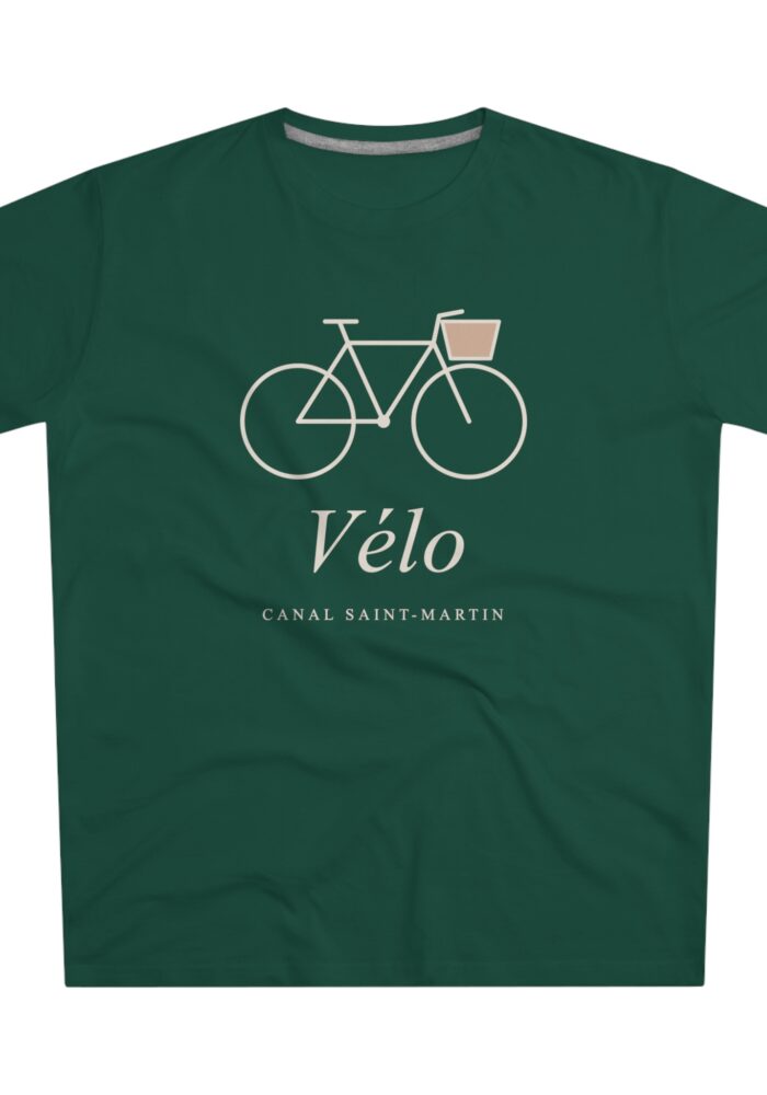 Vélo Tee in Bottle Green