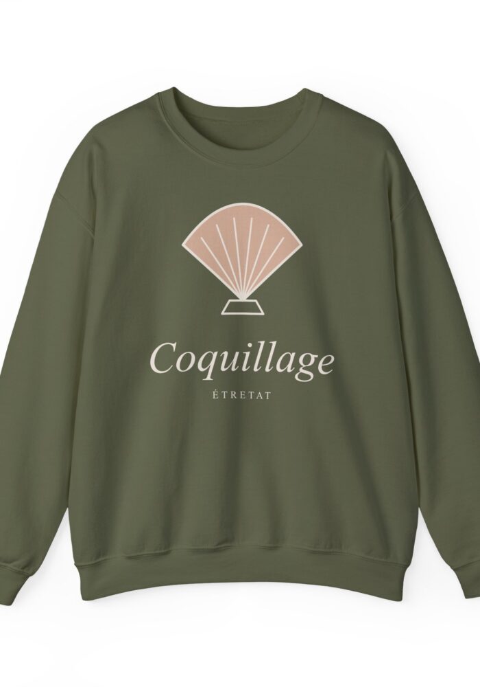 Coquillage Sweatshirt in Military Green
