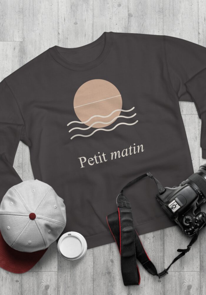 Petit Matin Sweatshirt in Anthracite, view 3