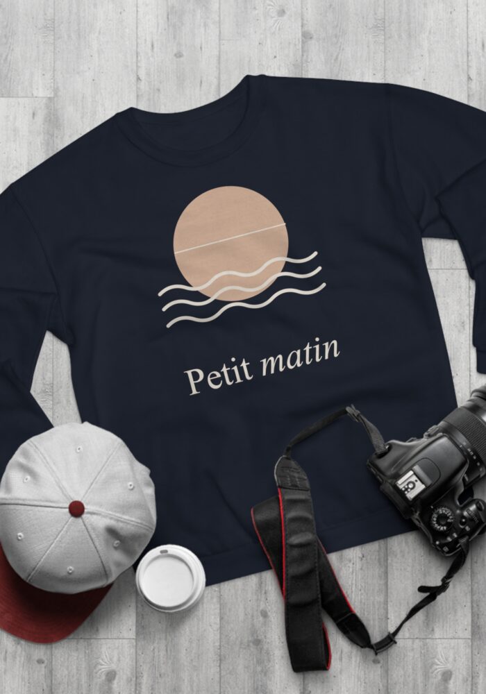 Petit Matin Sweatshirt in Navy, view 3