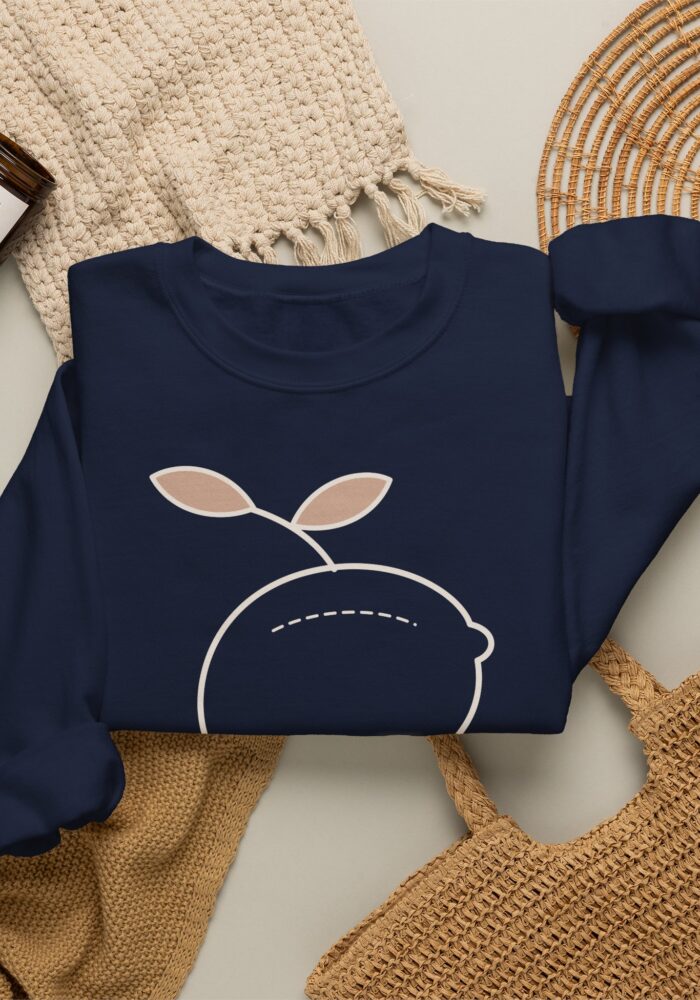 Citron Sweatshirt in Navy, view 4