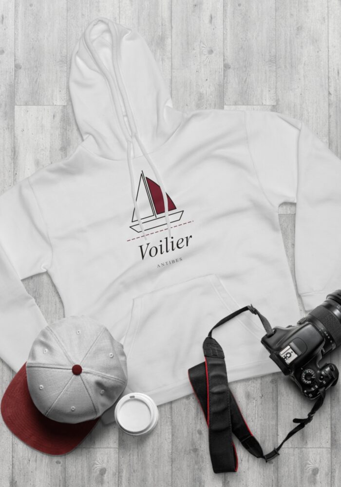 Voilier Hoodie in White, view 3