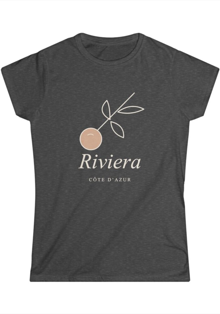 Riviera Women's Tee in Dark Heather
