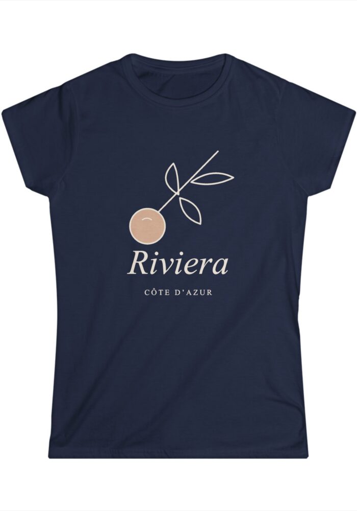 Riviera Women's Tee in Navy