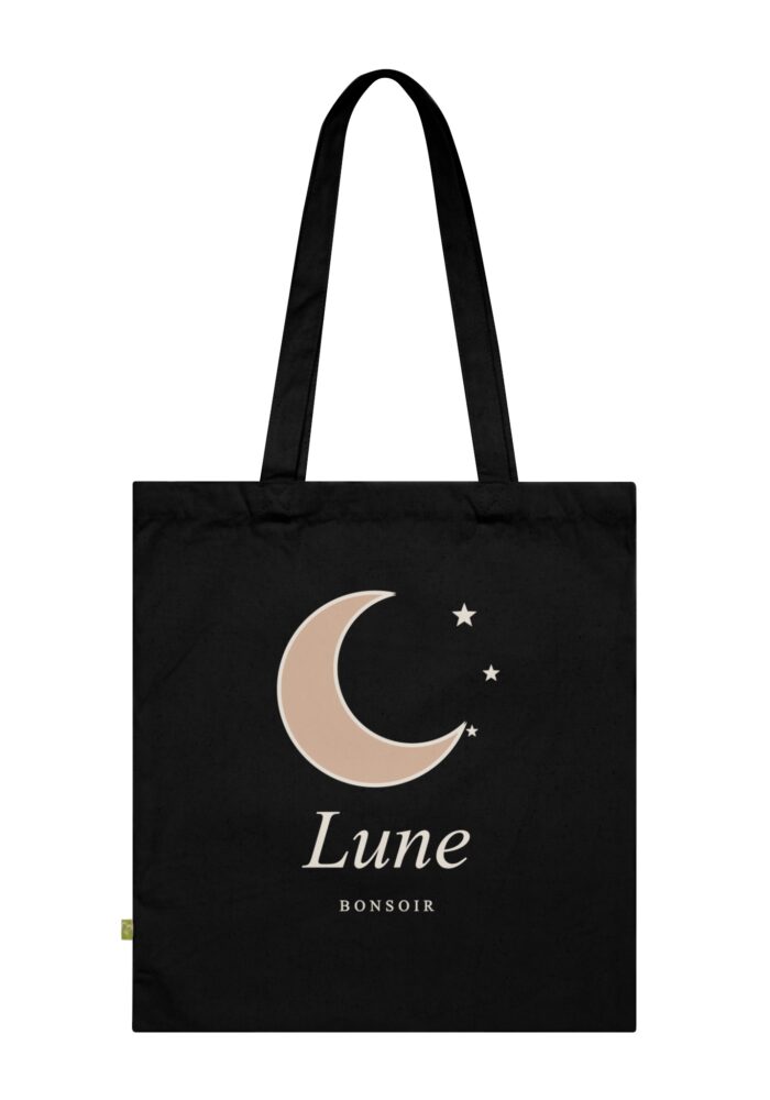 Lune Tote Bag in Black