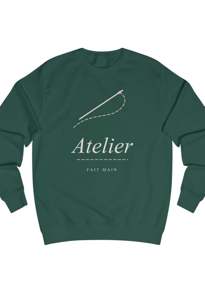 Atelier Sweatshirt in Bottle Green