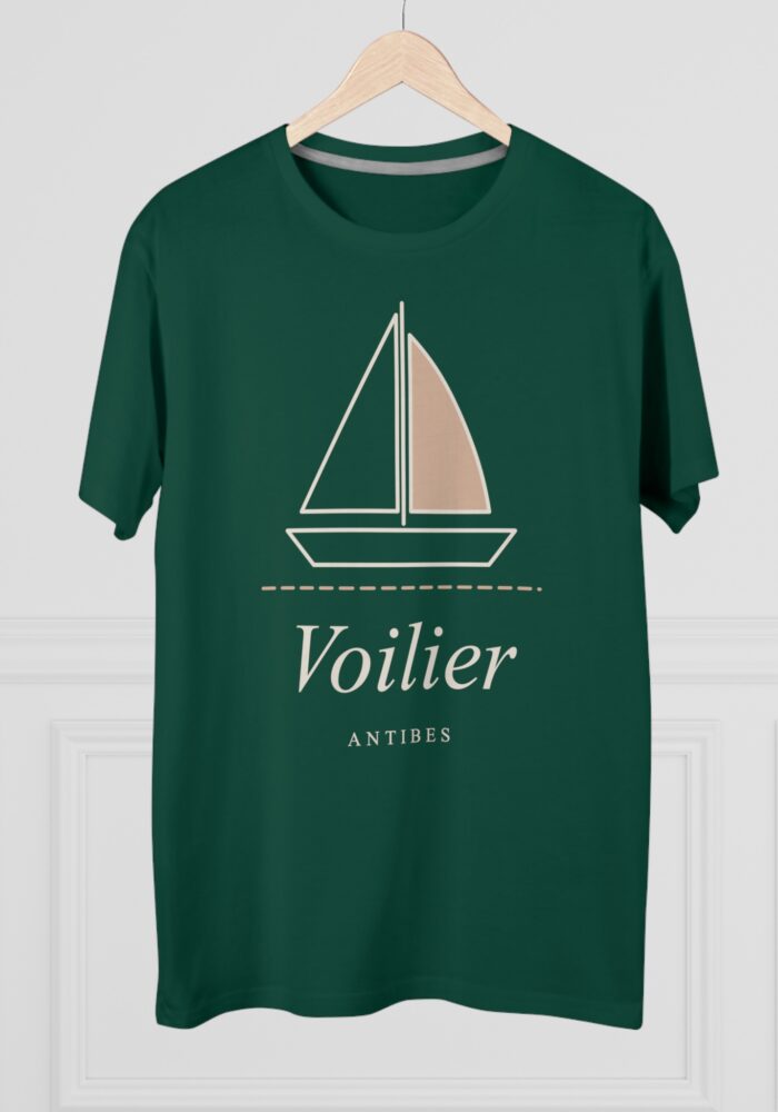 Voilier Tee in Bottle Green, view 4