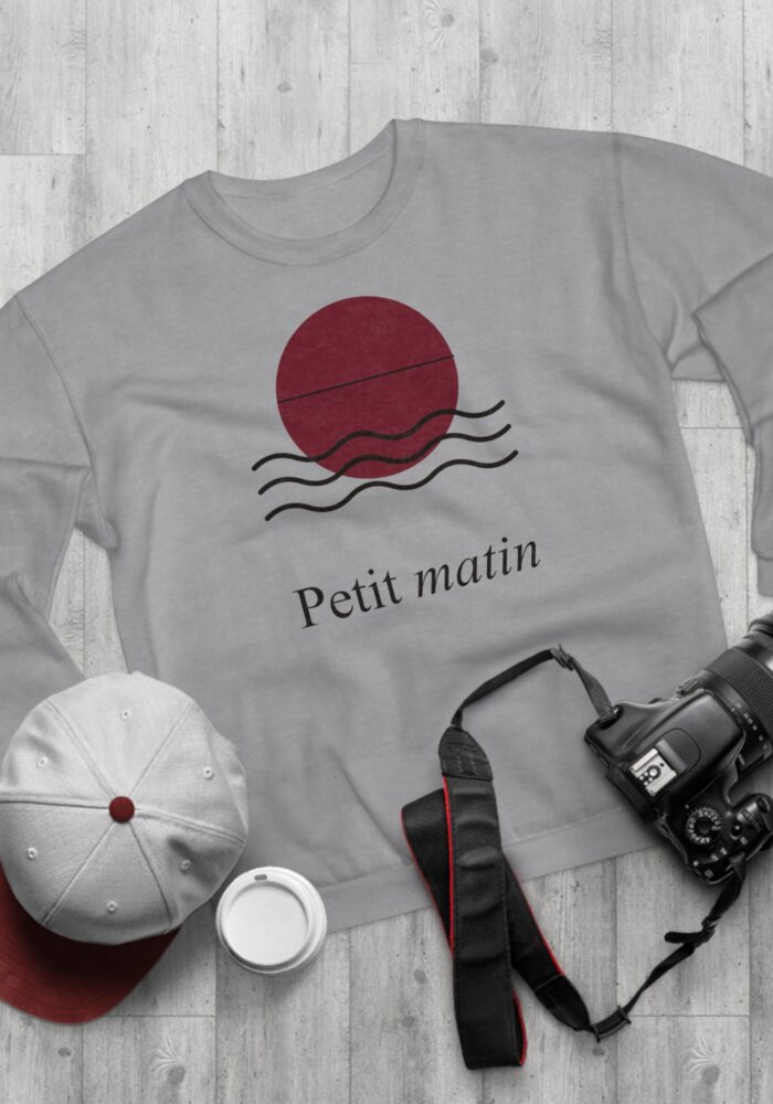 Petit Matin Sweatshirt in Heather Grey, view 3