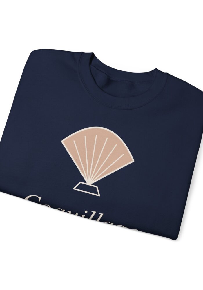 Coquillage Sweatshirt in Navy, view 3