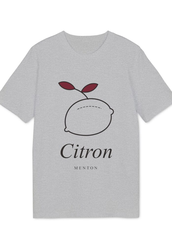 Citron Organic Tee in Heather Grey