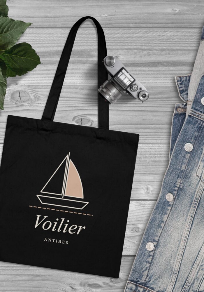 Voilier Tote Bag in Black, view 3