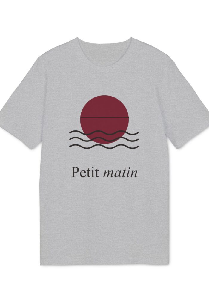 Petit Matin Organic Tee in Heather Grey