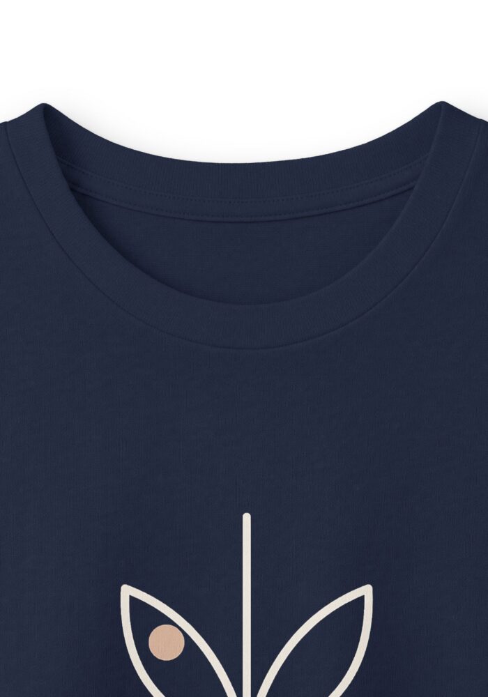 Jardin Long Sleeve Tee in Navy, view 3