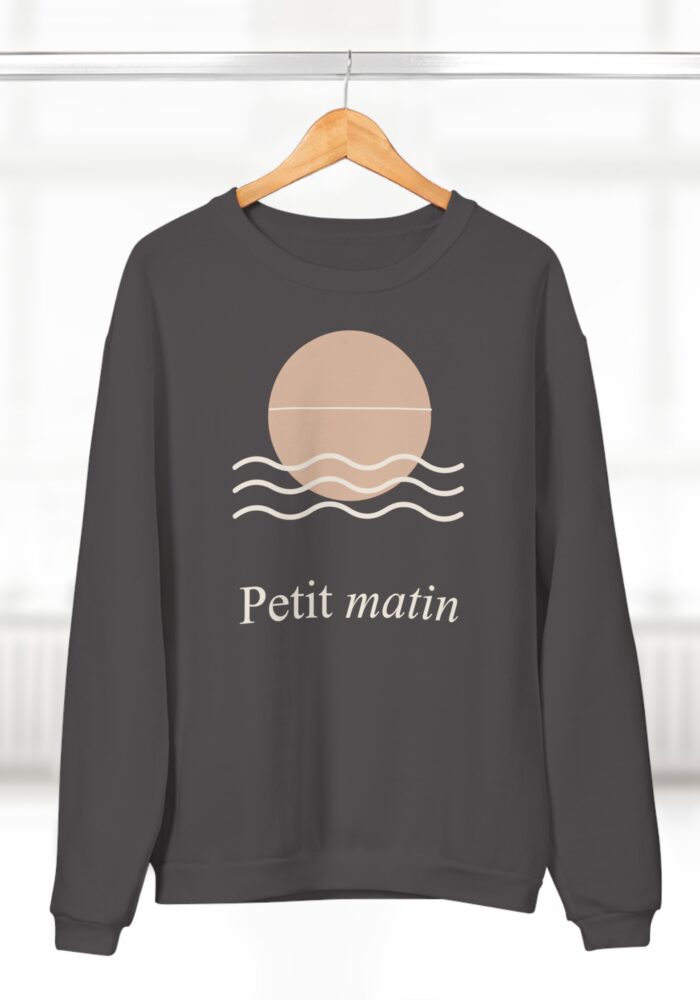 Petit Matin Sweatshirt in Anthracite, view 4