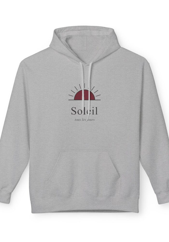 Soleil Fleece Hoodie in Sport Grey