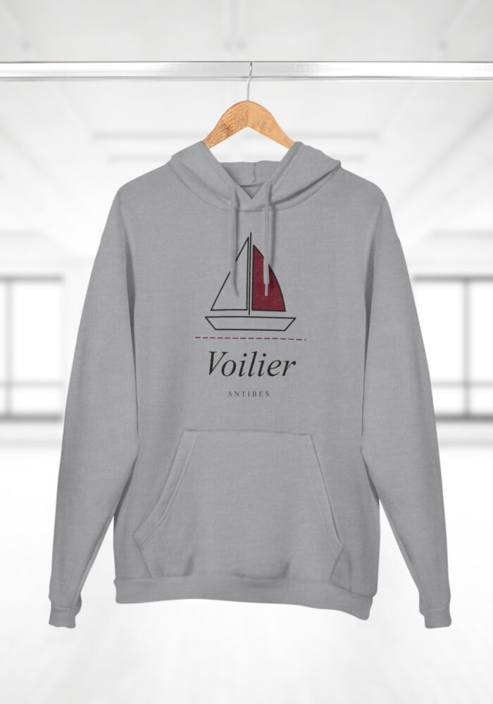 Voilier Hoodie in Heather Grey, view 4