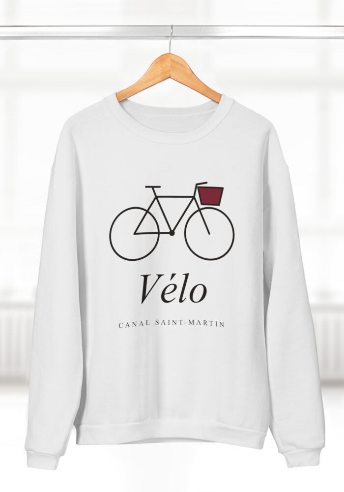 Vélo Sweatshirt in White, view 4