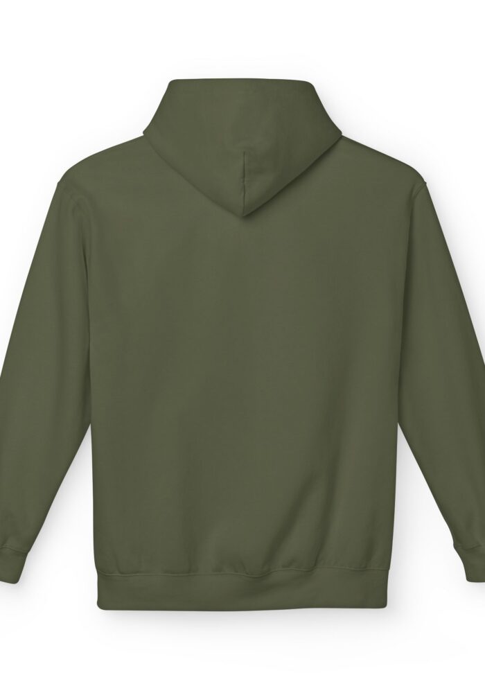 Soleil Fleece Hoodie in Military Green, view 2