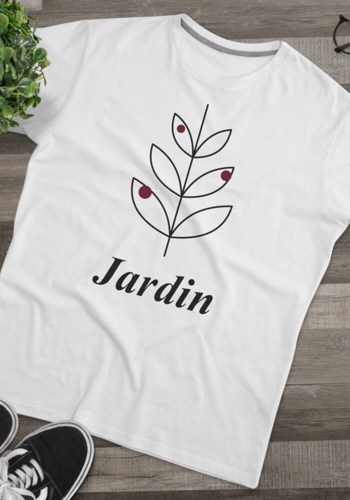 Jardin Tee in White, view 3