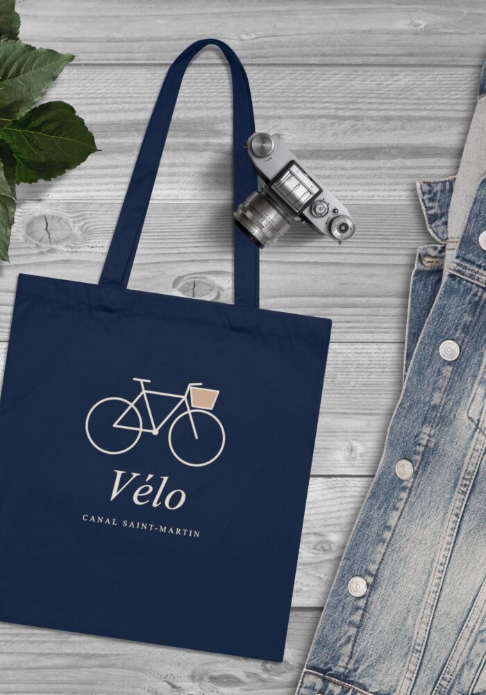 Vélo Tote Bag in French Navy, view 3