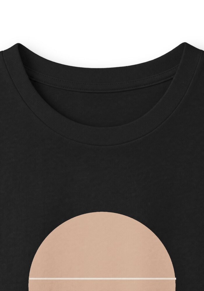 Petit Matin Long Sleeve Tee in Black, view 3