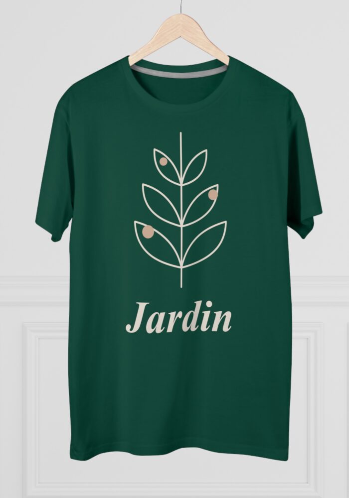Jardin Tee in Bottle Green, view 4
