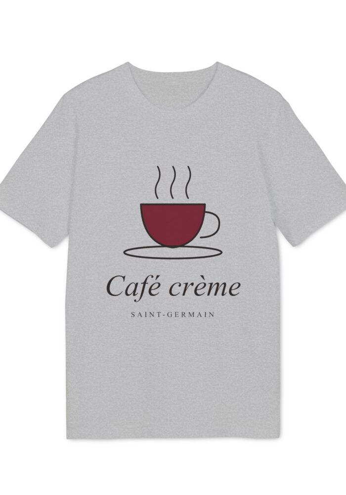 Café Crème Organic Tee in Heather Grey