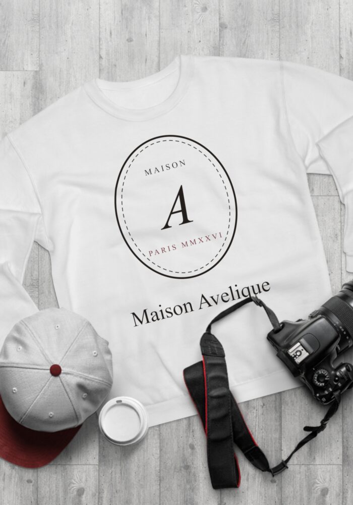 Maison Sweatshirt in White, view 3