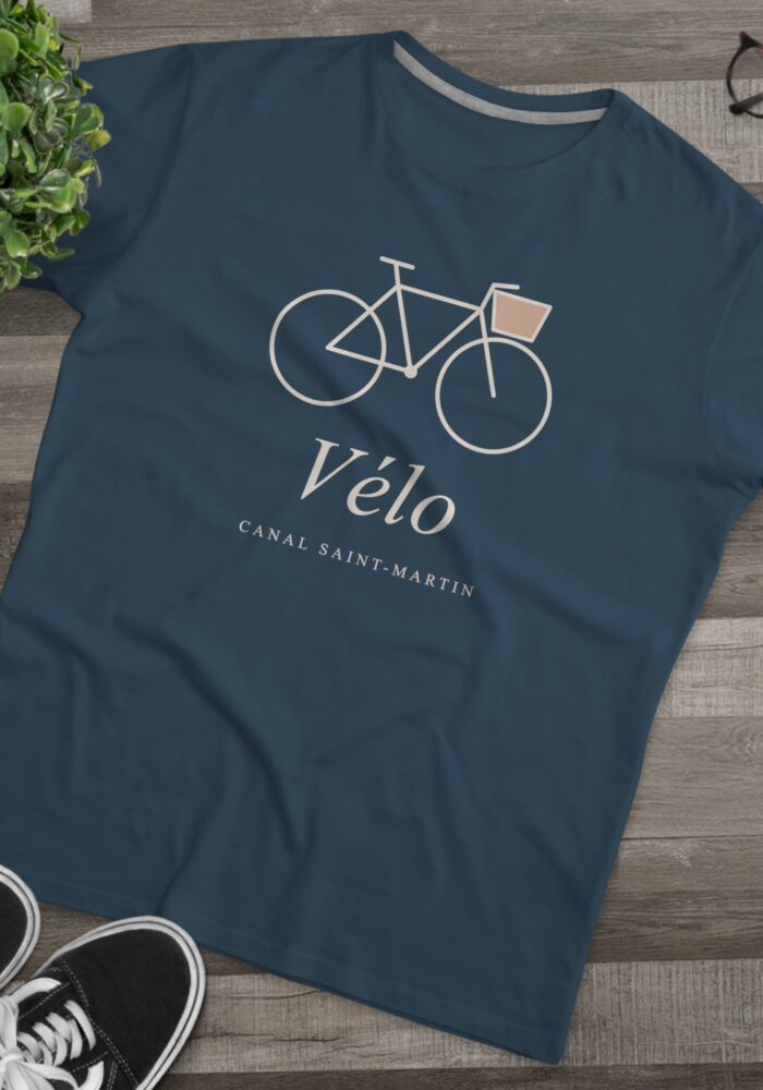 Vélo Tee in Denim, view 3