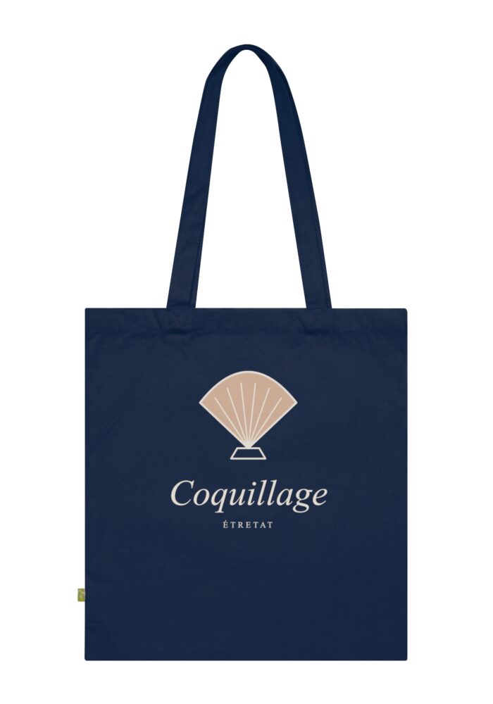 Coquillage Tote Bag in French Navy