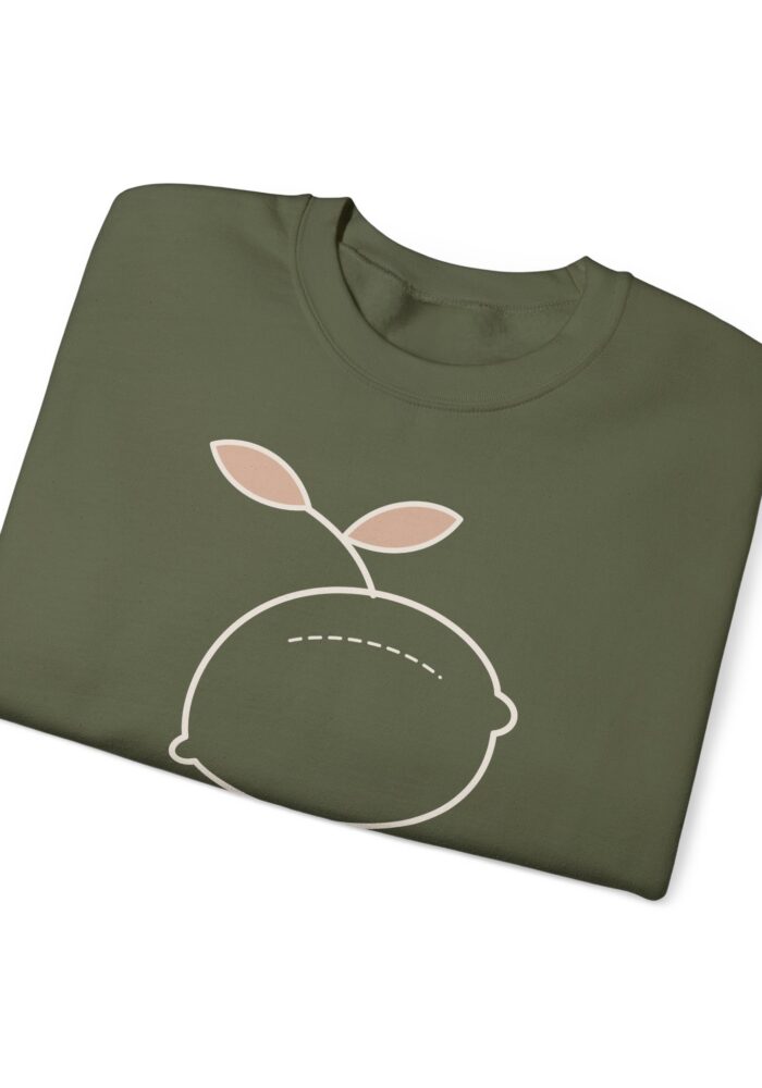 Citron Sweatshirt in Military Green, view 3