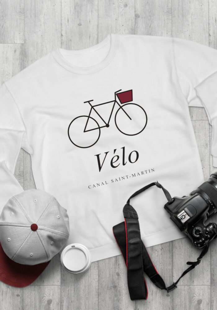 Vélo Sweatshirt in White, view 3