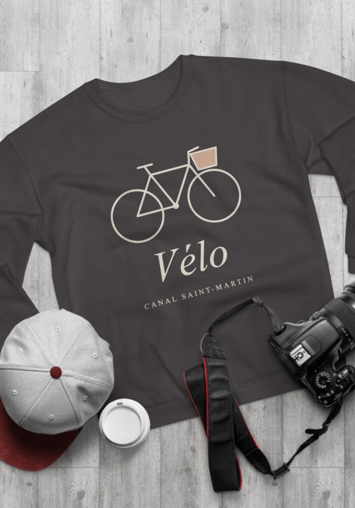 Vélo Sweatshirt in Anthracite, view 3