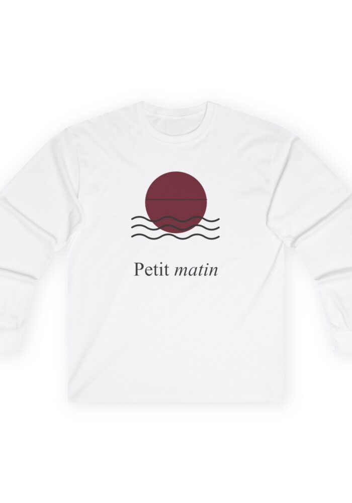 Petit Matin Long Sleeve Tee in White