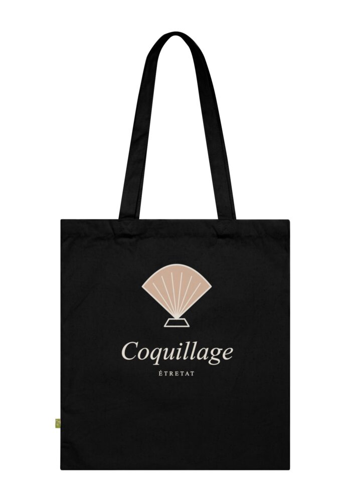 Coquillage Tote Bag in Black