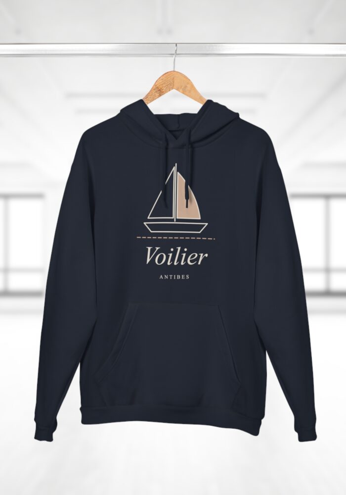 Voilier Hoodie in Navy, view 4