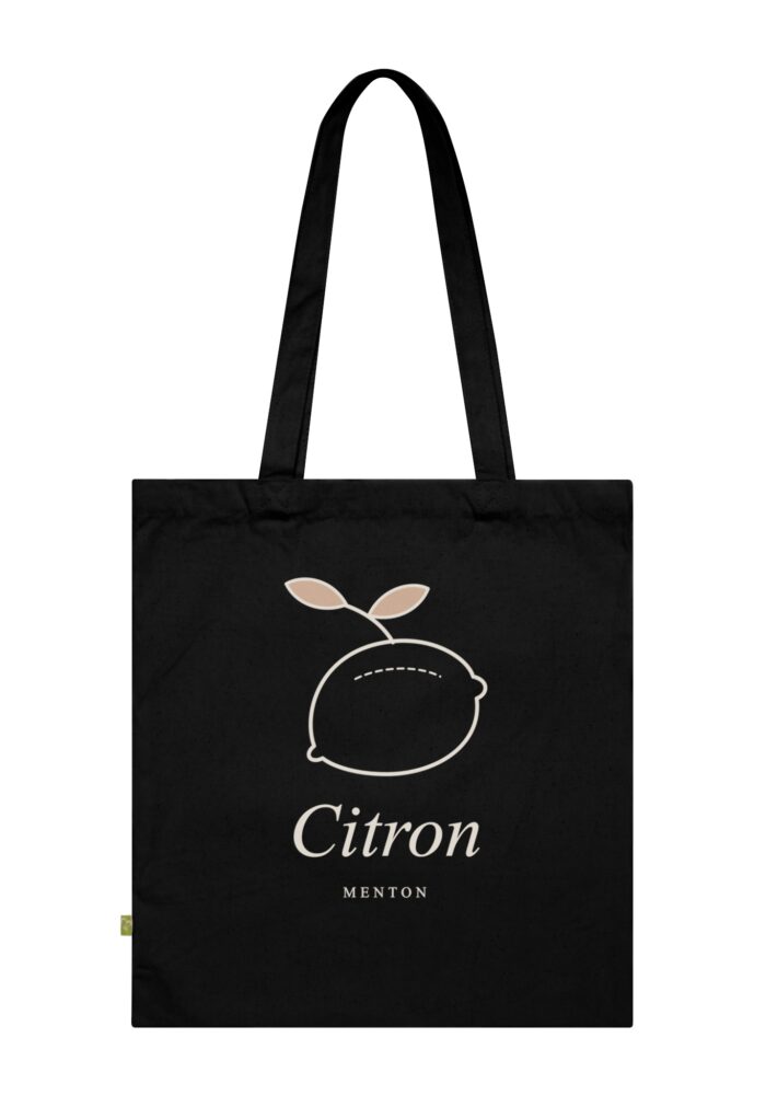 Citron Tote Bag in Black