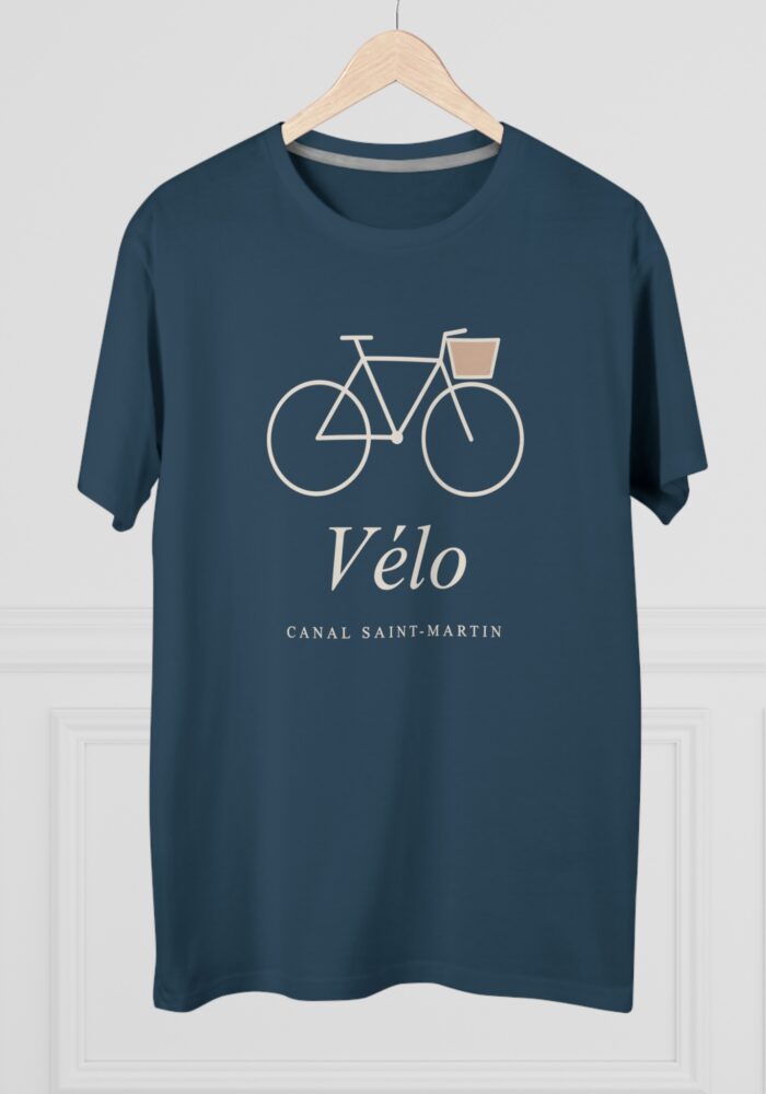 Vélo Tee in Denim, view 4