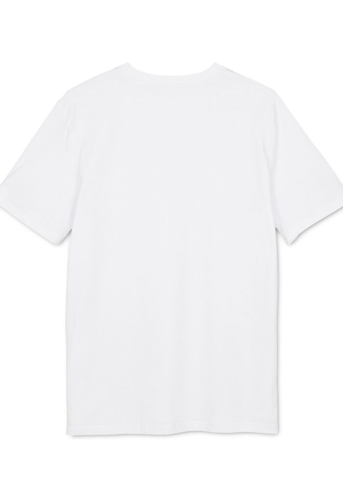 Café Crème Organic Tee in White, view 2