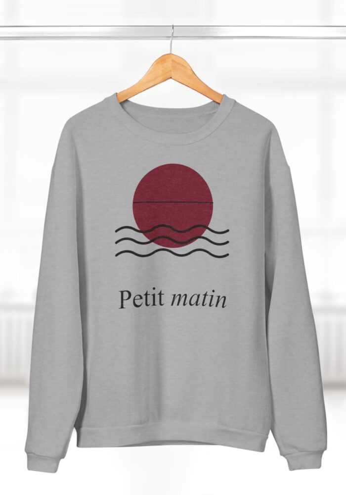 Petit Matin Sweatshirt in Heather Grey, view 4