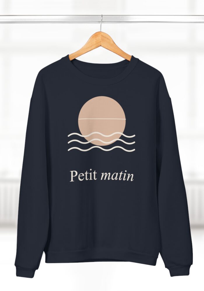 Petit Matin Sweatshirt in Navy, view 4