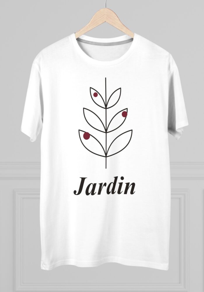 Jardin Tee in White, view 4
