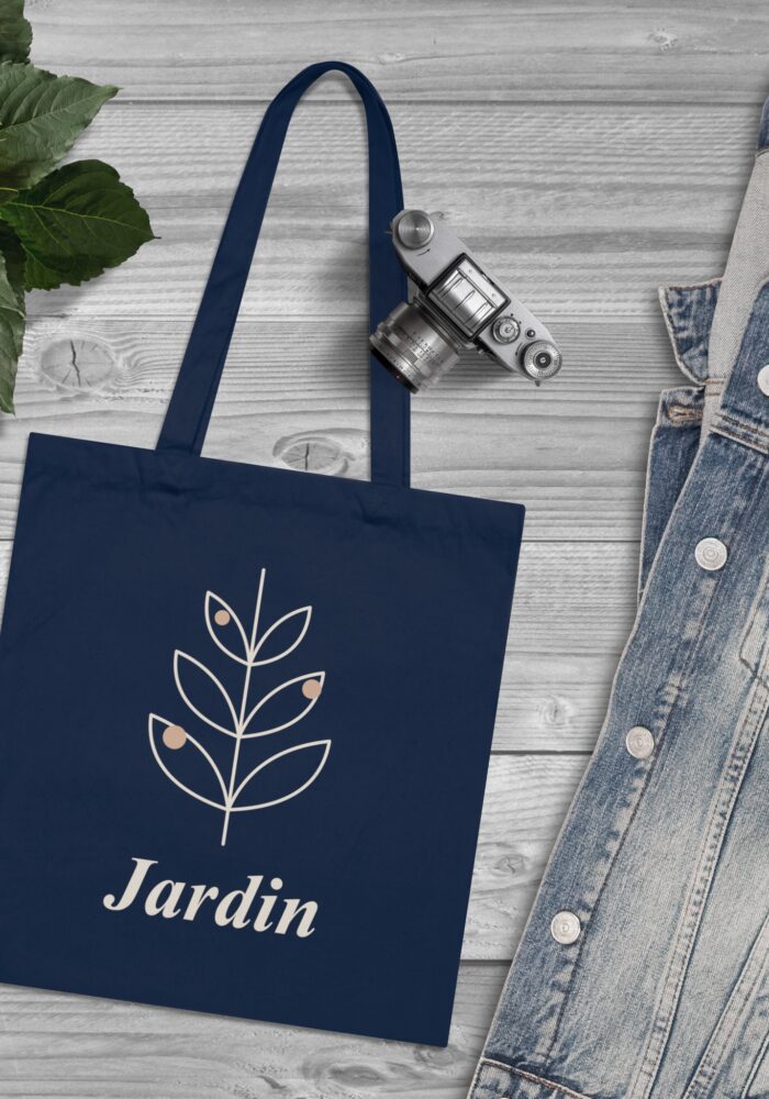 Jardin Tote Bag in French Navy, view 3