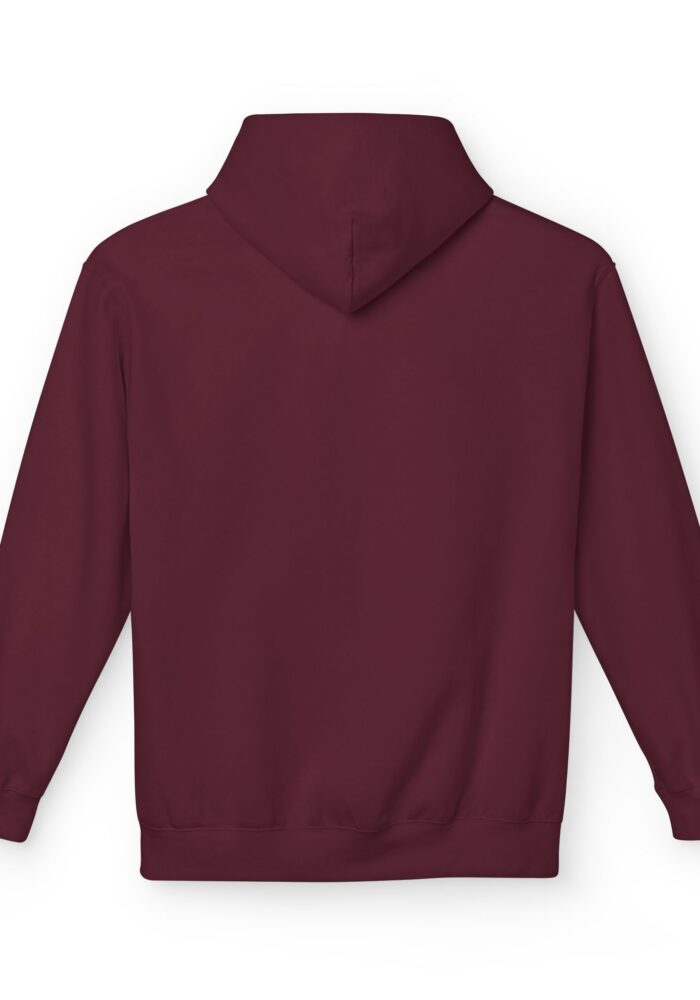 Soleil Fleece Hoodie in Maroon, view 2