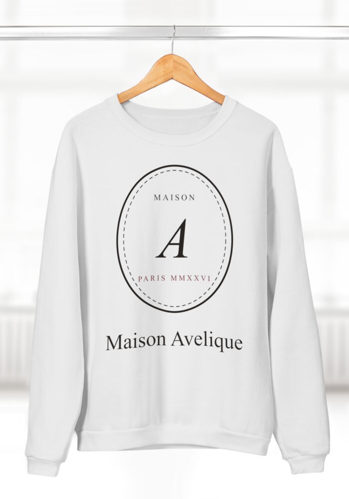 Maison Sweatshirt in White, view 4
