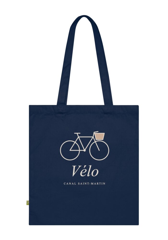 Vélo Tote Bag in French Navy